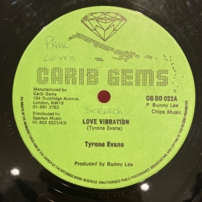【新宿ALTA】TYRONE EVANS /JAH BATA/LOVE VIBRATION / DUB STYLEE(CGDD022)