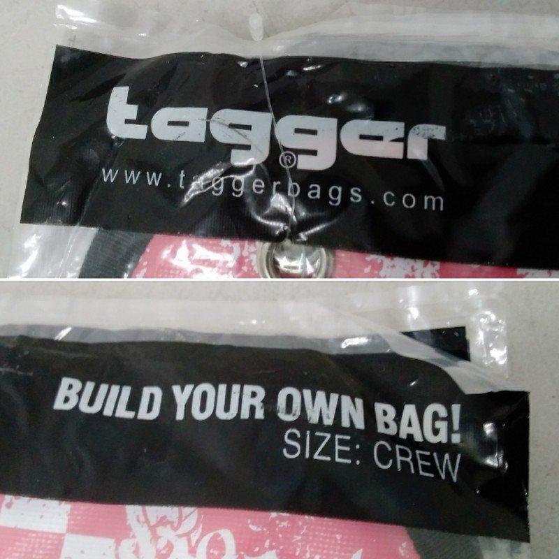 未使用品 送料安 tagger タガー メッセンジャーバッグ フラップのみ 4枚 まとめて サイズ CREW