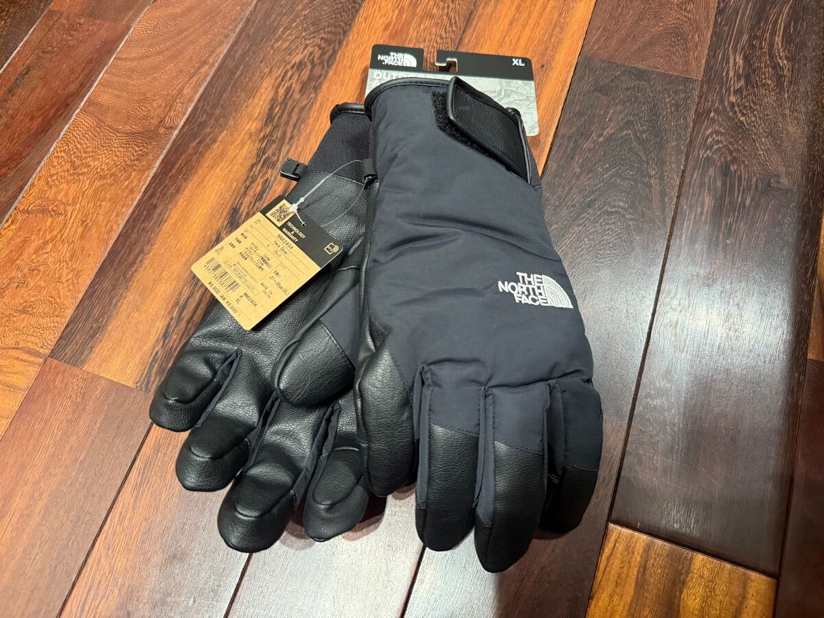 ★ ノースフェイス THE NORTH FACE スノーグローブ sizeXL NN62404 手袋 フェイキーグローブ ブラック 新品未使用タグ付 スノーボード
