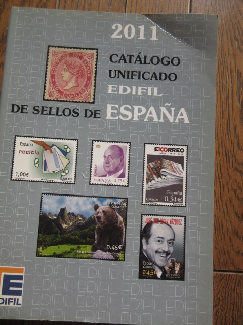 Catalogo Unificado Edifil ｄｅ　Ｓｅｌｌｏｓ　de ESPANA　スペインの切手カタログ　2011