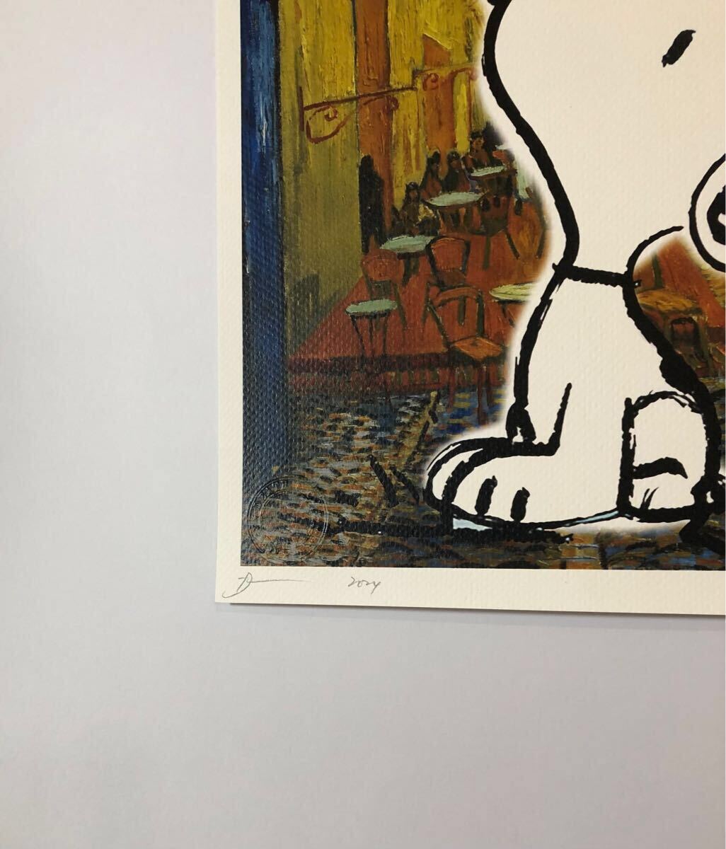 DEATH NYC 現代アート スヌーピー SNOOPY PEANUTS ゴッホ「 夜の DEATH NYC 現代アート スヌーピー SNOOPY PEANUTS ゴッホ「 夜の