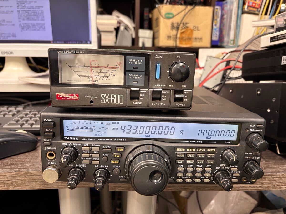 YAESU FT-100M HF～430MHz オールモード無線機 オプション装着