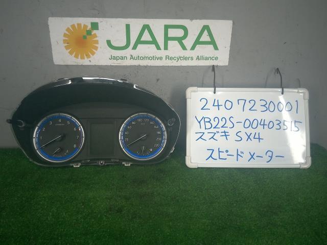 ＳＸ４ DBA-YB22S スピードメーター Sクロス 4WD ZCE 34108-63M41