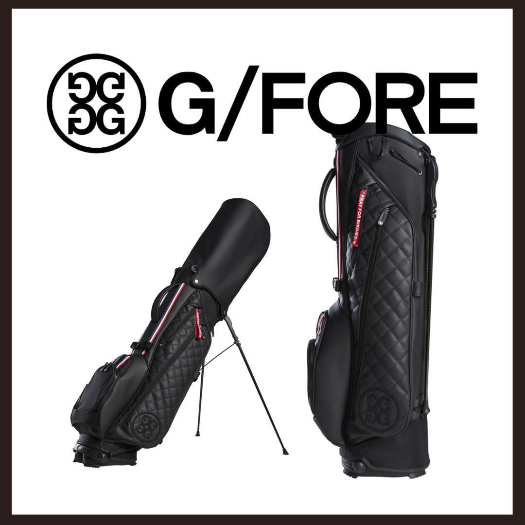 ○★新品 未使用 G/FORE デイトナ プラス 定番ハイスペックゴルフバッグ ブラック（ジーフォア）○●