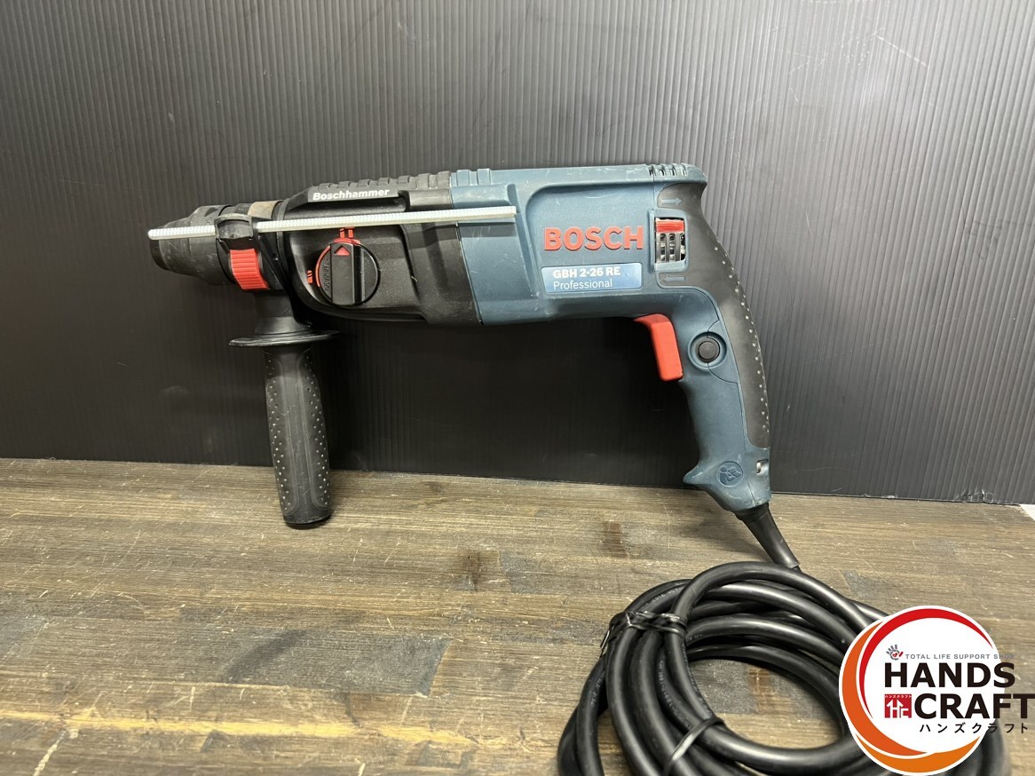 ●【中古品】 ボッシュ BOSCH SDSプラス ハンマードリル GBH2−26RE 本体のみ