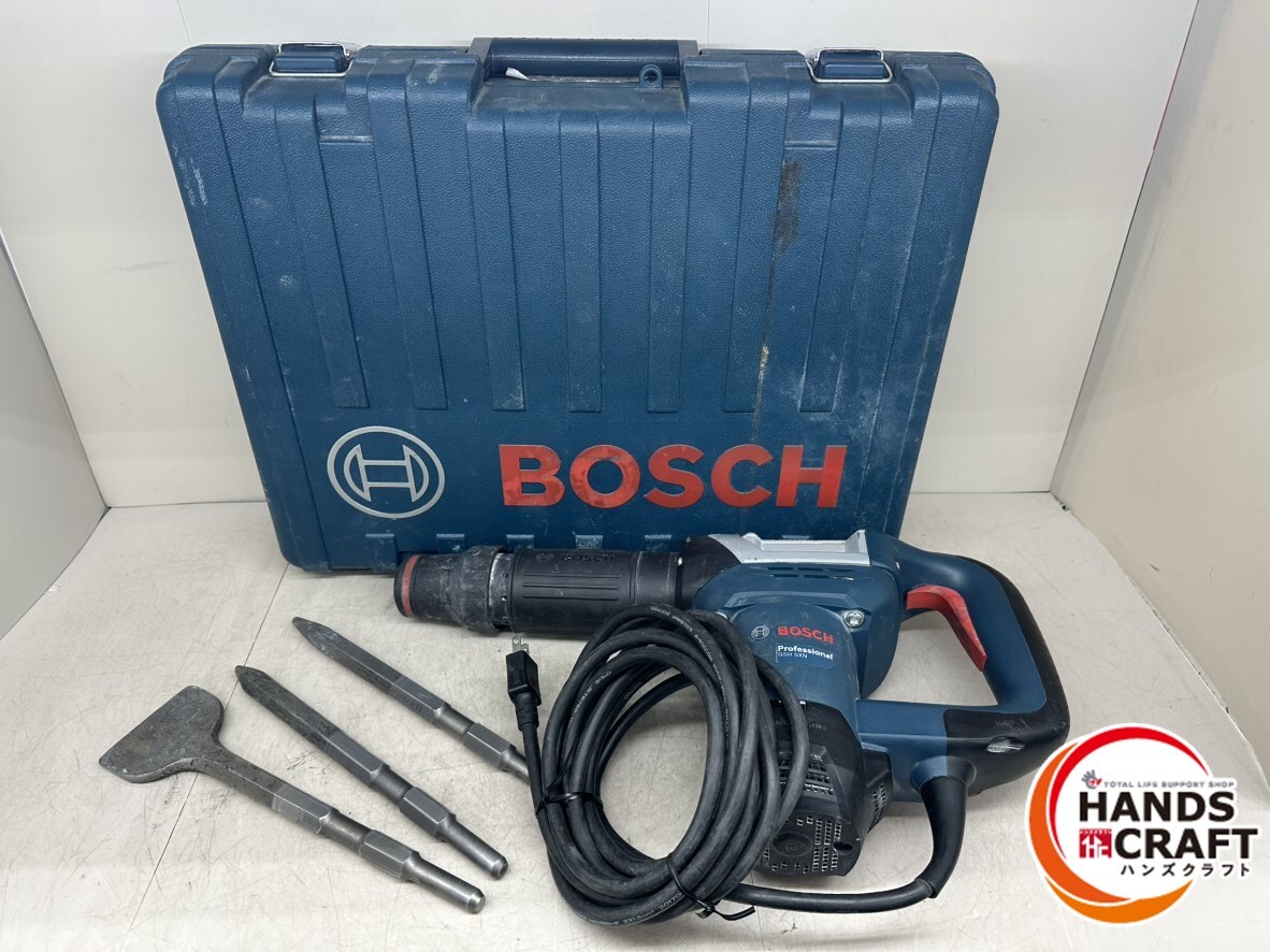 ♪ ボッシュ GSH5XN ハツリハンマ シャンク3本付【中古】