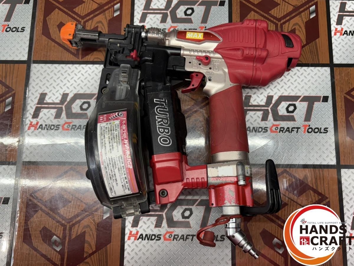 〇マックス MAX HV-R41G2 ターボドライバー 25mm〜41mm 高圧 本体のみ【中古】