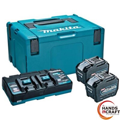 ●【未開封品】マキタ makita A-74859 XGT10 パワーソースキット バッテリ(40Vmax/8.0Ah)×2・2個口充電器×1・ケース付