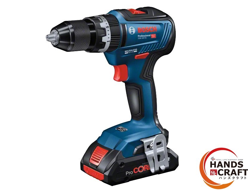〇【未使用】ボッシュ BOSCH GDX18V200GSRN コンボキット インパクトドライバー＋ドライバードリル バッテリ×2・充電器付き【中古】