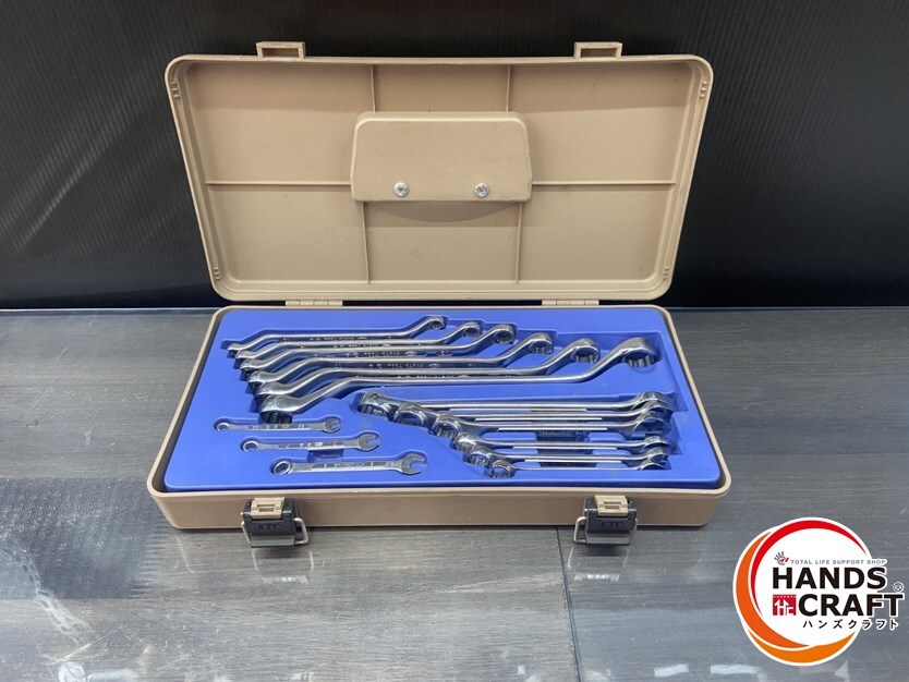 ♭【中古美品】KTC 京都機械工具 メガネ/コンビネーションレンチセット M116P 【中古】