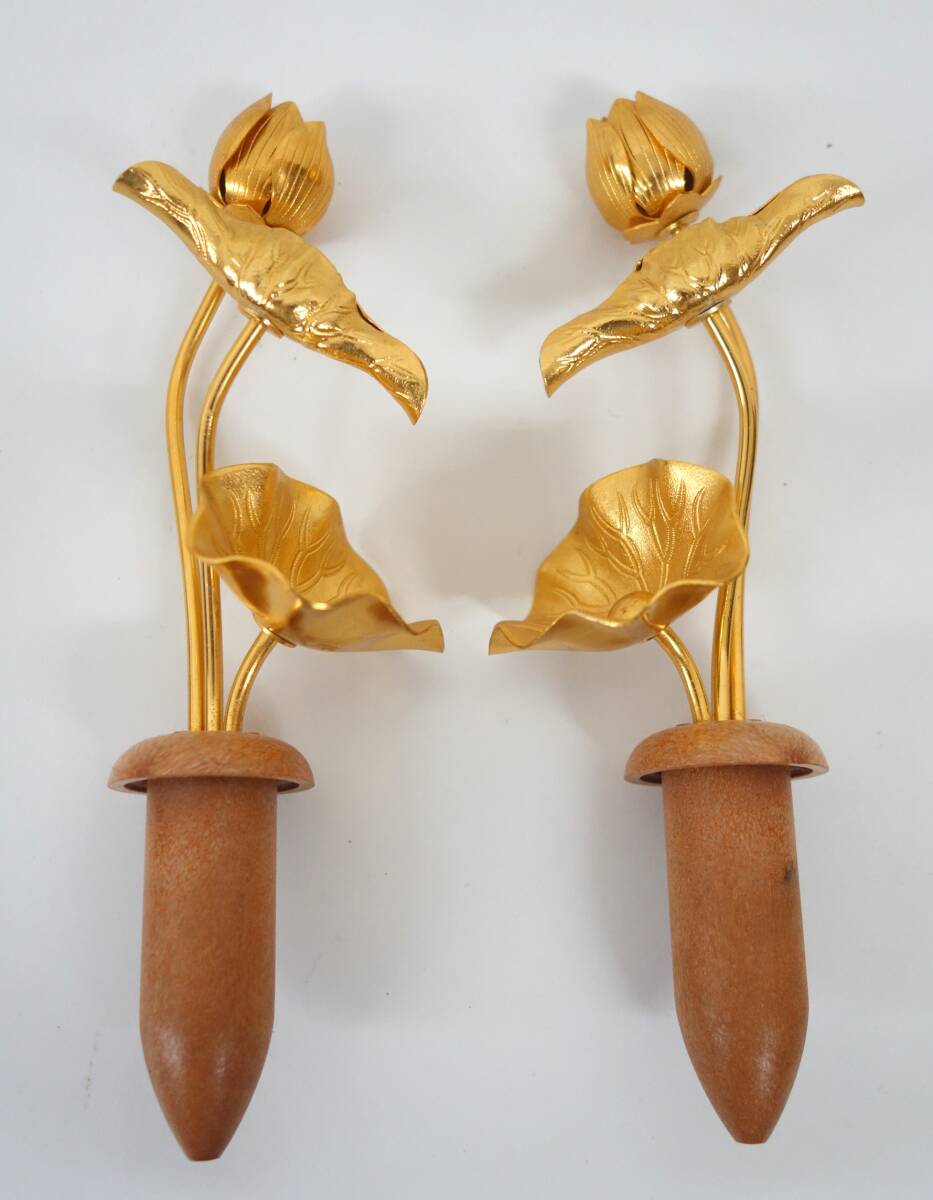 伝統工芸　工芸美術　 　高級現代仏具揃　 ＊お鈴　常花付　豪華セット　 ＊お色　ワイン系　紫　光沢 　彫金　桜花図 ＊仏壇　仏具　佛具