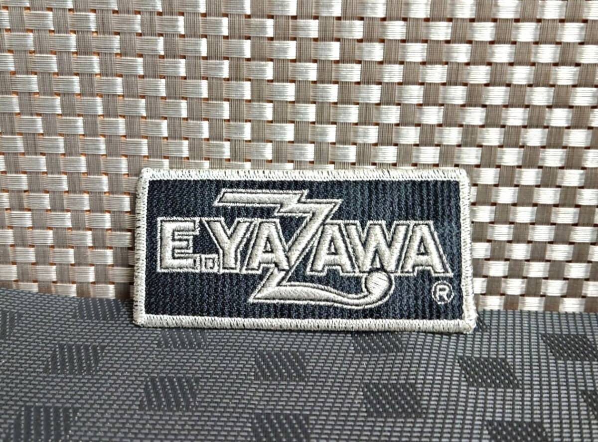 新品 矢沢永吉 アイロン ワッペン 刺繍『 ロゴ　シルバー 』／ ワッペン　エンブレム ワッペンシール　オフィシャル正規物