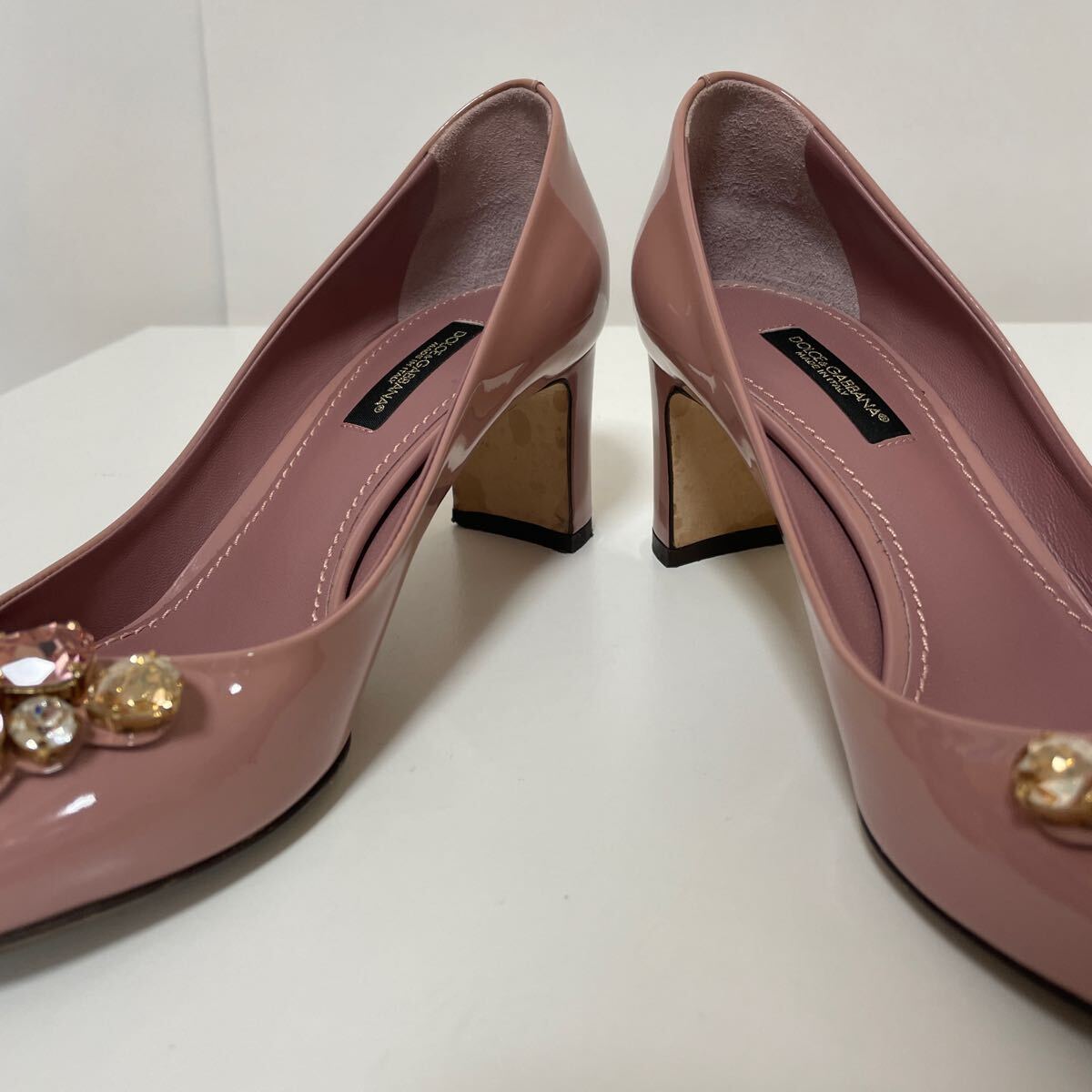 DOLCE&GABBANA レースパンプス 24 ピンク ハイヒール 靴 DOLCE&GABBANA レースパンプス 24 ピンク ハイヒール 靴