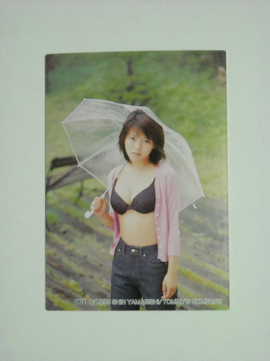  Shaku Yumiko #61 гора ..1999 Tokyo Metropolitan area Kiyoshi . город .. женщина средняя школа .1 листов. tray teng карта 