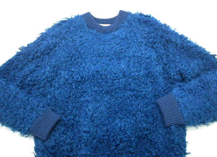 Stella McCartney（ステラ マッカートニー）エコファー プルオーバー ニット セーター FUR PULLOVER KNIT SWEATER もこもこ ボア シャギー
