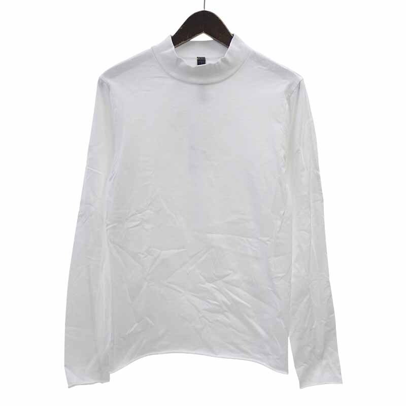 【特別価格】WJK 7319 js01u mock neck L/S モックネック カットソー ホワイト サイズ メンズS