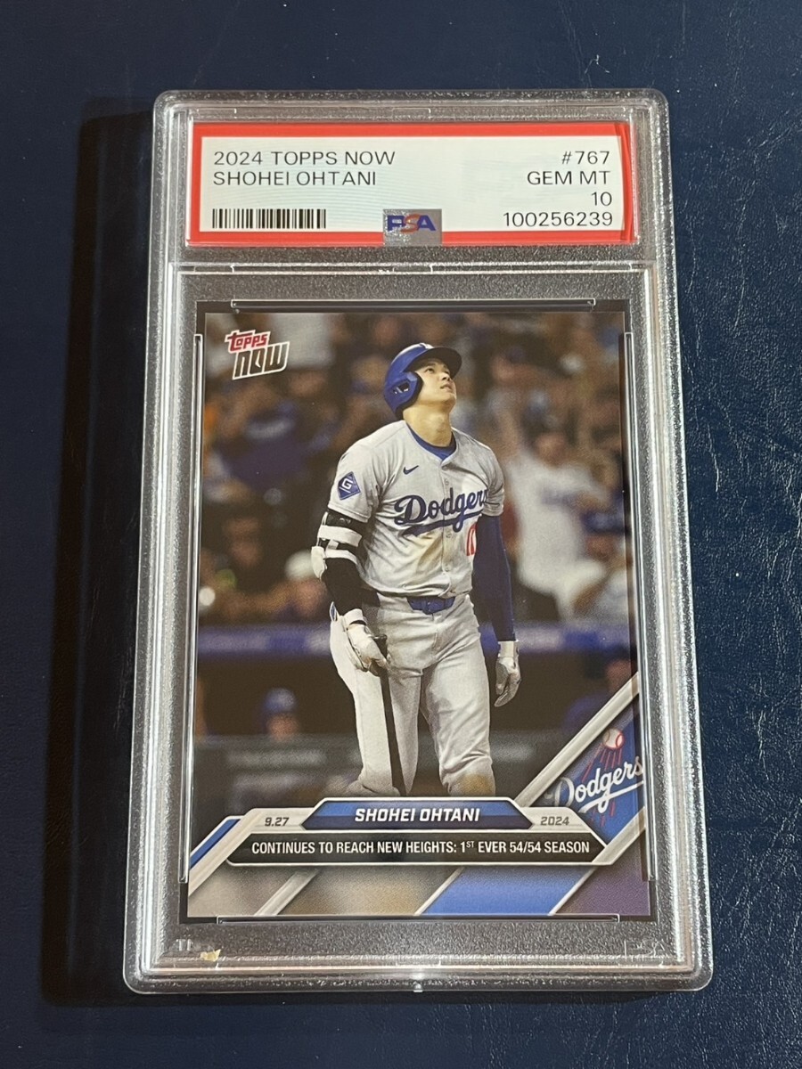 PSA10 大谷翔平 54-54達成 Topps now ドジャース 239