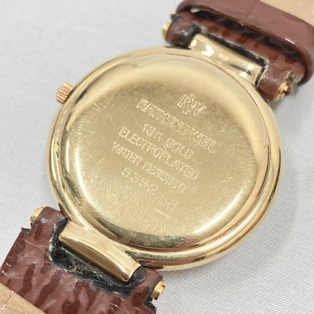 RAYMOND WEIL レイモンドウィル GENEVE 18K GOLD ELECTRO PLATED