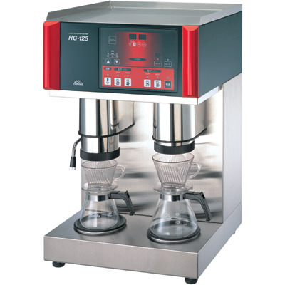 カリタ コーヒーマシン 水道直結型 1から4カップ用 幅400×奥行380×高さ650mm [KDM-S4]