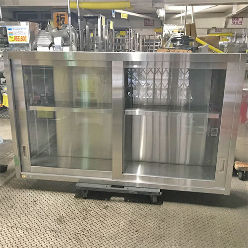 吊戸棚(ガラス戸) 業務用 中古/送料別途見積
