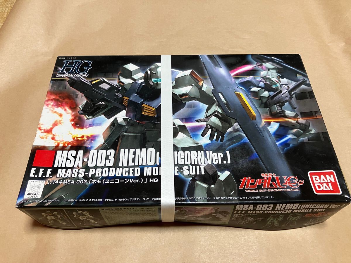 バンダイ 機動戦士ガンダムUC MSA-003 「ネモ(ユニコーンVer.)」HG 1/144 未開封未組立