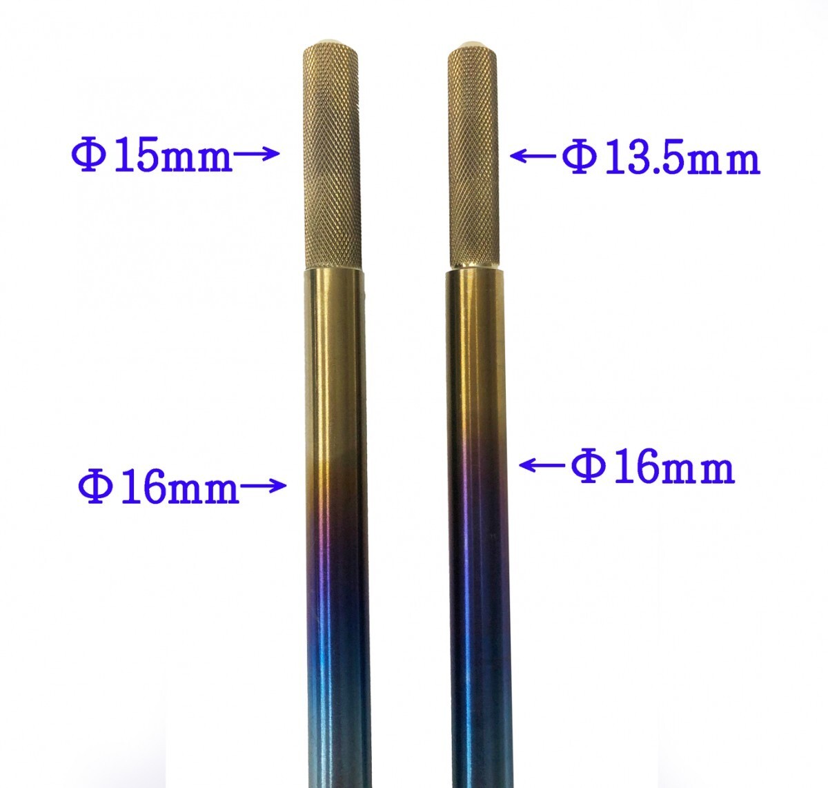 64 titanium крюк . высшее кислота . длина 30cm диаметр Φ16mm low let часть длина 6cm диаметр Φ13.5mm