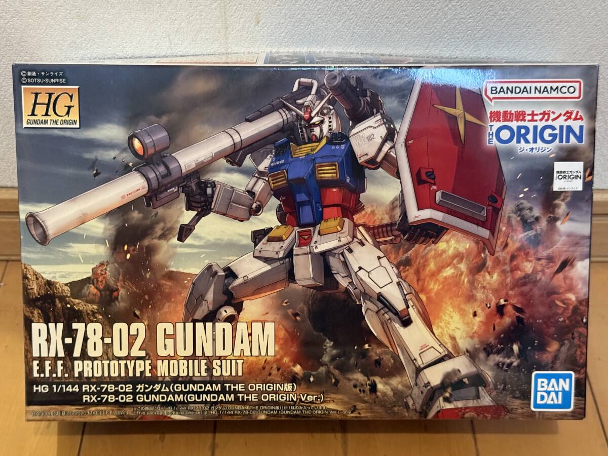 新品未開封 機動戦士ガンダム THE ORIGINHG 1/144 RX-78-02 ガンダム