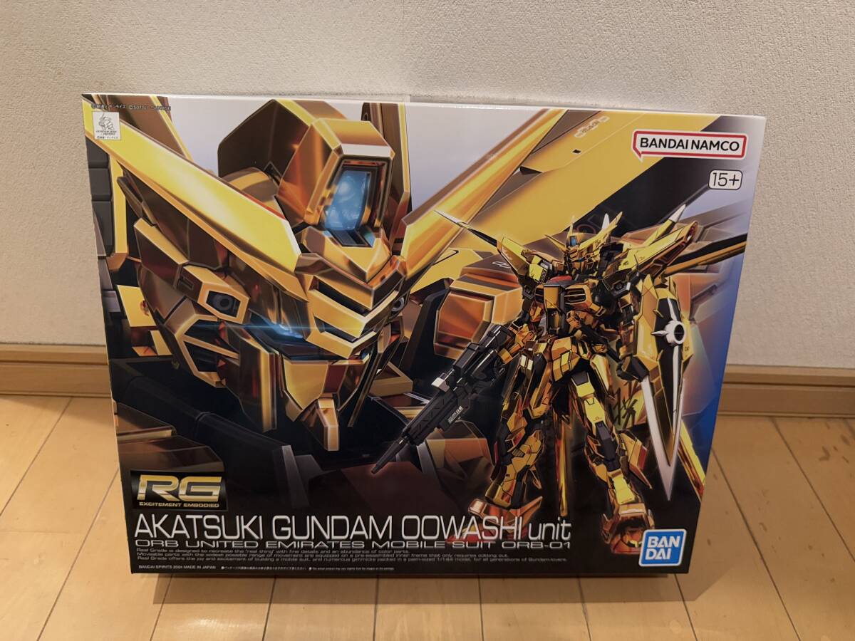 新品未開封 機動戦士ガンダムSEEDデスティニー RG 1/144 アカツキガンダム(オオワシ装備)