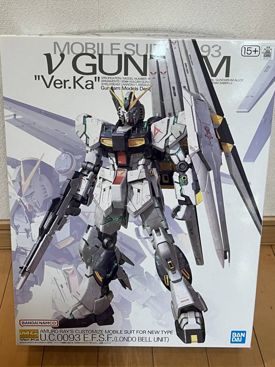 新品未開封 機動戦士ガンダム 逆襲のシャア　MG 1/100 RX-93 ニューガンダム（νガンダム） Ver.Ka