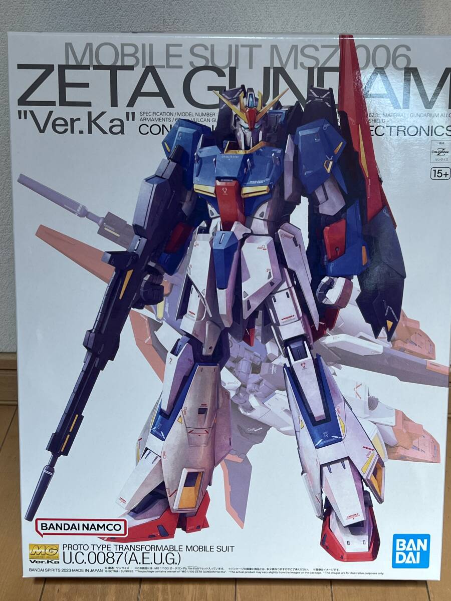 新品未開封 機動戦士Zガンダム MG 1/100 MSZ-006 Zガンダム Ver.ka ゼータガンダム Ver.Ka