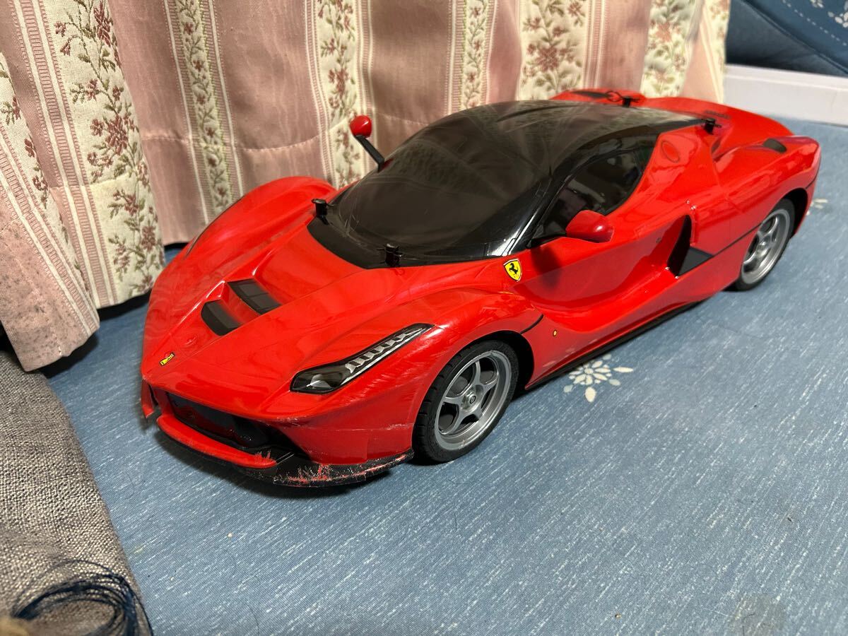 タミヤ フェラーリ ラフェラーリ TT02シャーシ モーター付き 中古品