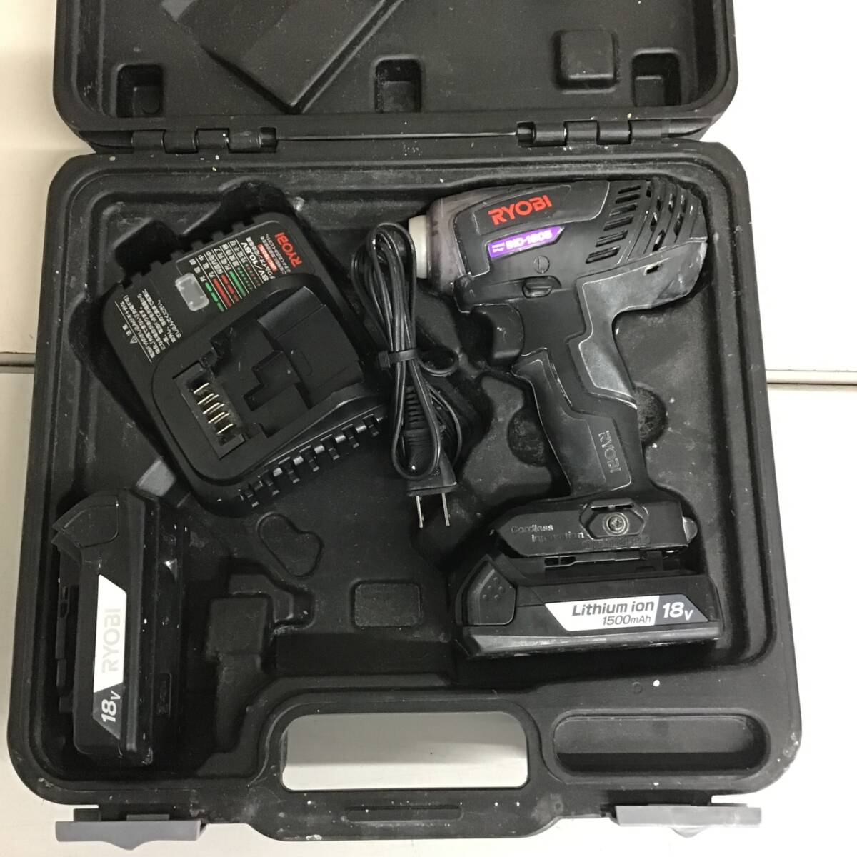 【中古品】〇リョービ(RYOBI) コードレスインパクトドライバ BID-1805