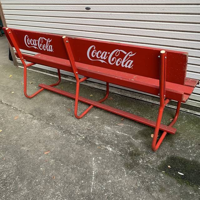 ☆ Coca Cola コカコーラベンチ 木製ベンチ コカ・コーラ 木製 ☆ Coca Cola コカコーラベンチ 木製ベンチ コカ・コーラ 木製
