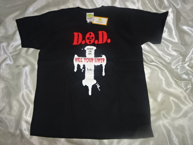 送料185円・H951■ hide(X JAPAN) 未着用 LEMONeD　D.O.D　Tシャツ　Mサイズ