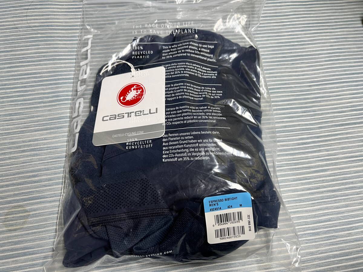 カステリ】新品未使用 ESPRESSO BIBTIGHT Mサイズ BELGIAN BLUE カステリ】新品未使用 ESPRESSO BIBTIGHT Mサイズ BELGIAN BLUE