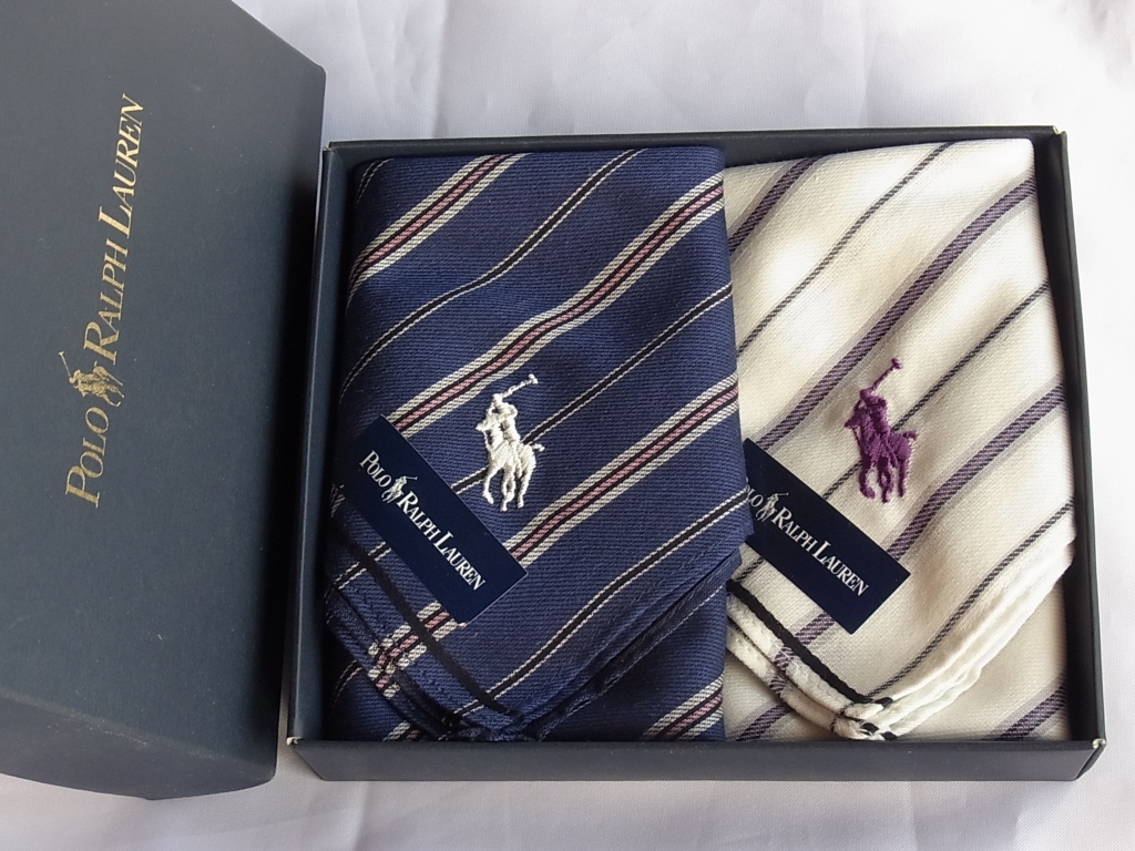 ★Ralph Lauren ラルフローレン ハンカチ 2枚セット/未使用