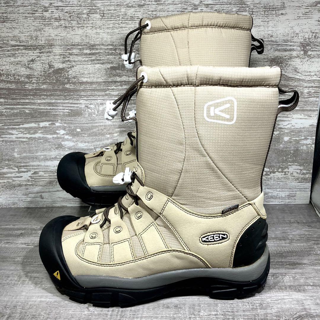 208【即日発送/新品展示未使用 】KEEN WINTERPORTⅡ キーンウィンタースポーツ2 SAFARIサファリ 26.5cm 防寒 スノブーツ 箱（ダメージ有）