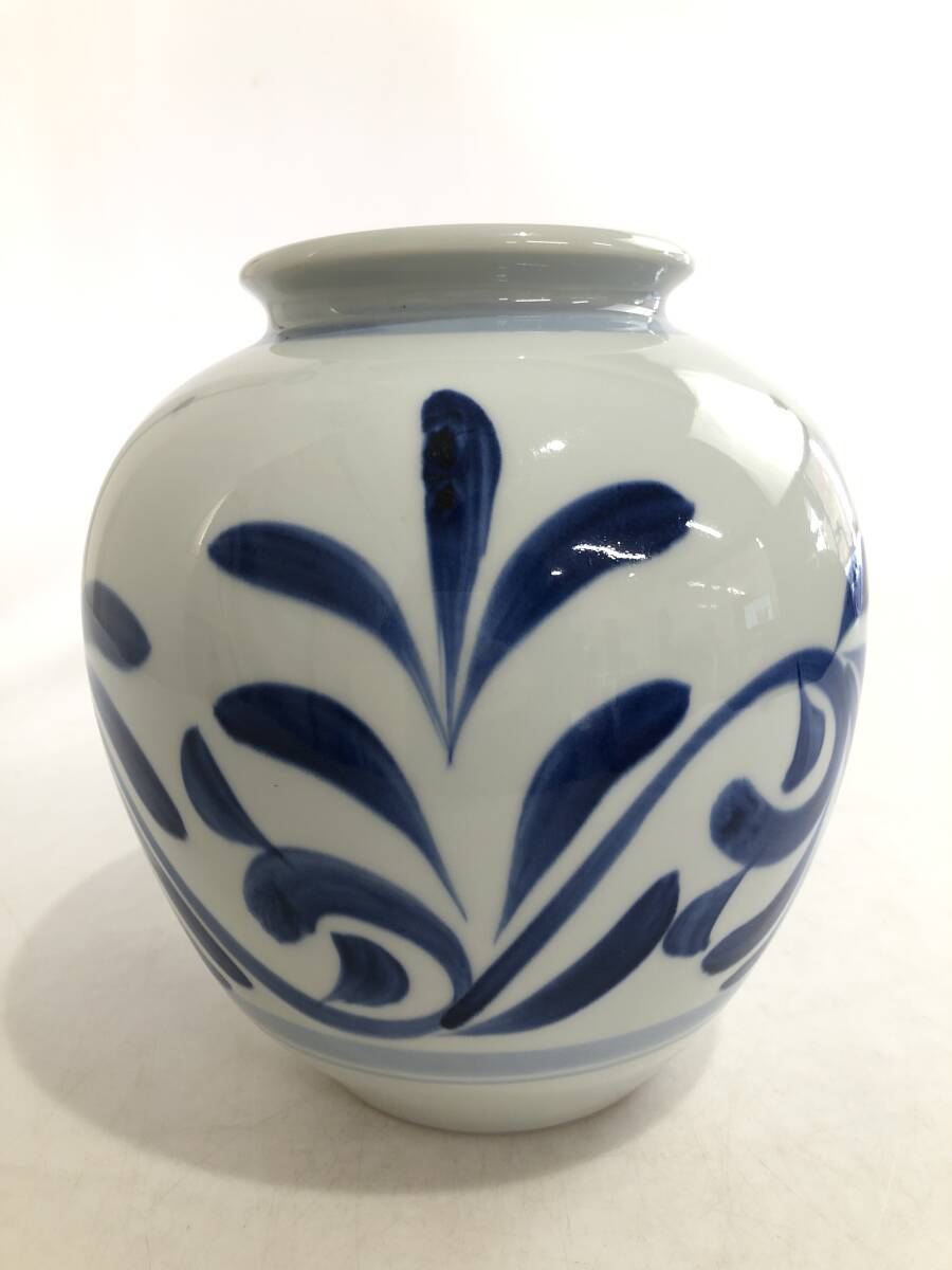 砥部焼 栖山窯 壺 H約32.0cm 花器 花挿し 花瓶(砥部焼 栖山窯 砥部焼 栖山窯 壺 H約32.0cm 花器 花挿し 花瓶(砥部焼 栖山窯