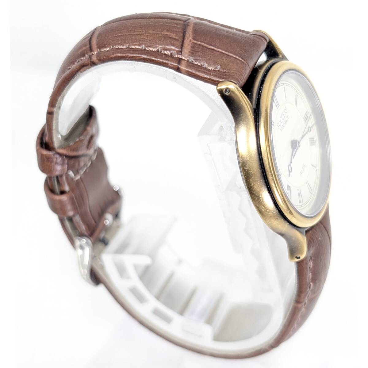 SEIKO ALBA　SUCCESS　メンズ 電池ベルト交換済み稼働品 H-82