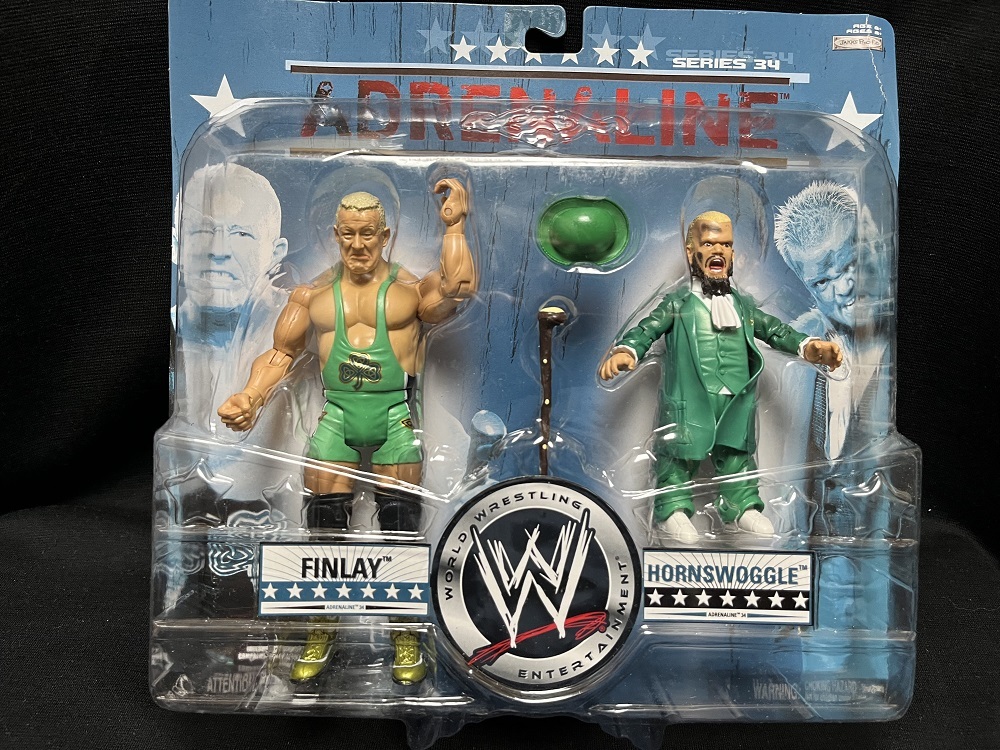 JAKKS：WWE ADRENALINE SERIES 34 フィンレイ＆ホーン・スワグル （未開封品）