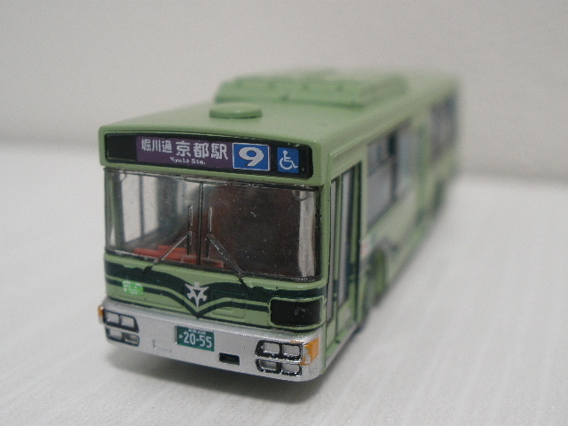 バスコレクション　　Ｎ０４１　西日本車体工業９６ＭＣ　５台セットＡ２　ばらし　京都市交通局（車体のみ）　出品個数：４個
