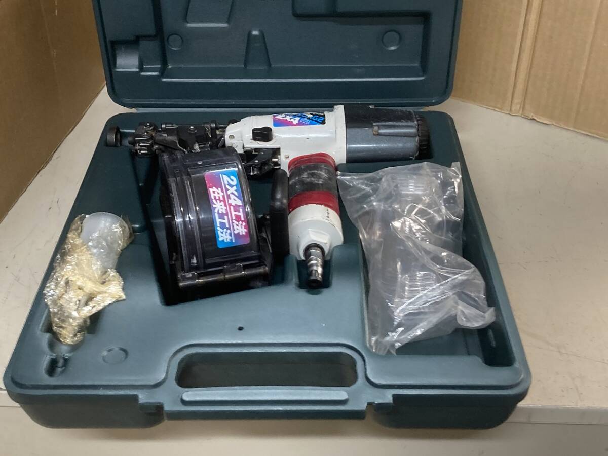 ■HiKOKI/日立■常圧仕様/50mmシート対応エア釘打ち機■ロール釘打機■NV50AG2■中古■　★即決★