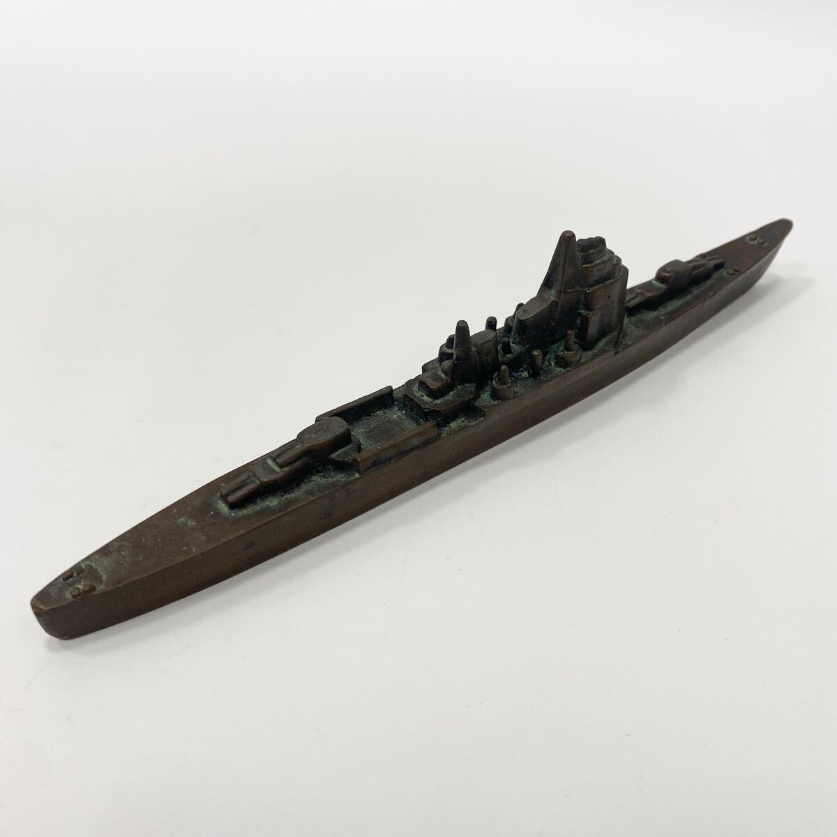 横須賀海軍工廠 昭和11年大演習観艦式記念 文鎮｜美術品