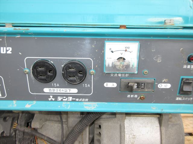 18409-1 エンジン発電機 GA-2606U2 60Hz仕様 2011年式 デンヨー 18409-1 エンジン発電機 GA-2606U2 60Hz仕様 2011年式 デンヨー
