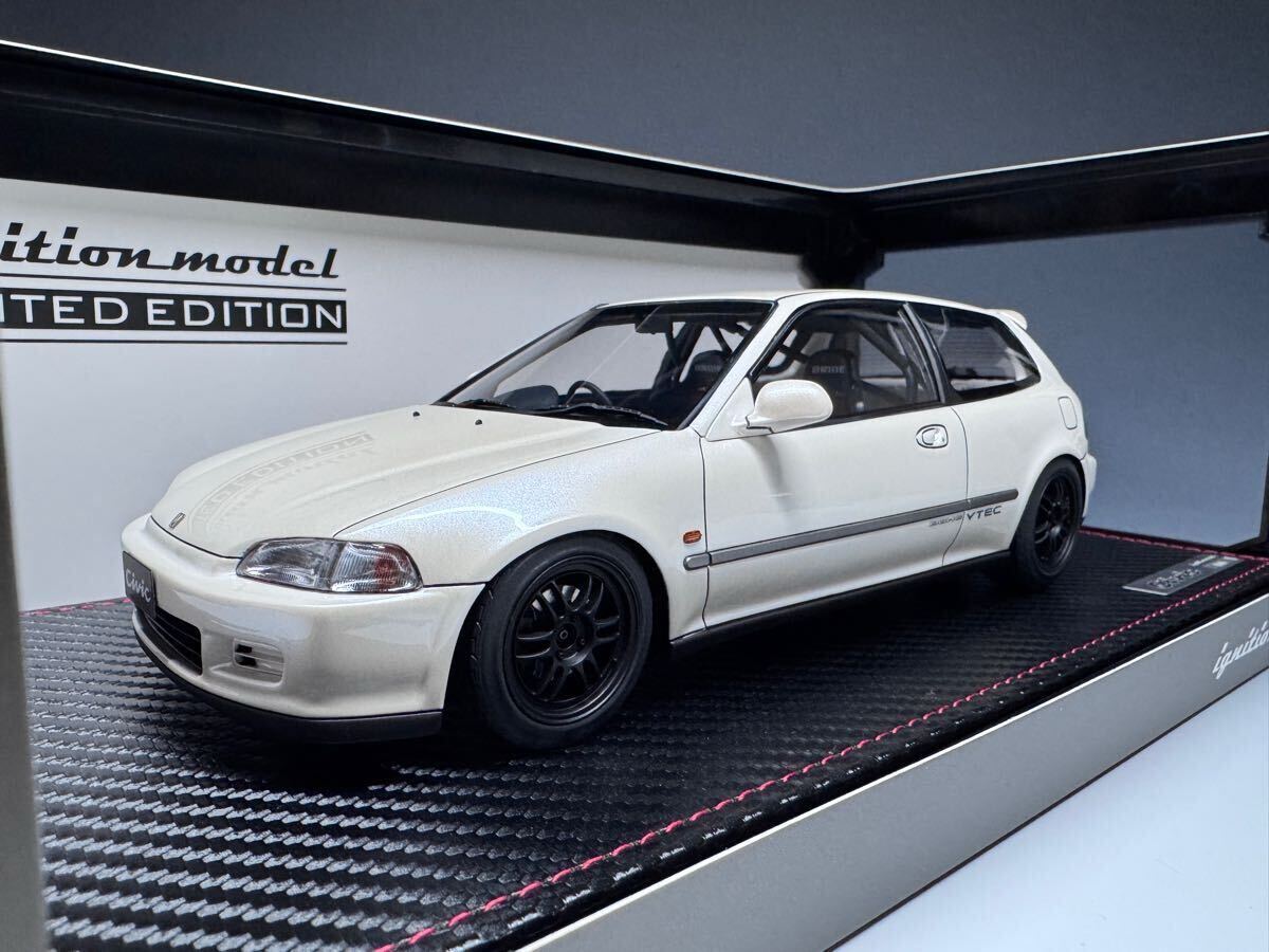 込】IG 1/18 ホンダ シビック EG6 パールホワイト 3041 Honda 込】IG 1/18 ホンダ シビック EG6 パールホワイト 3041 Honda