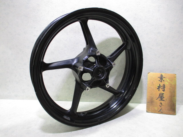 4★YZF-R1用フロントホイール1202　純正.めくれ無.17×3.50.5VY.’04年～ 〔検索用〕45B.1KB.4C8.14B.RN23.FZ1フェザー.FAZER.YZF-R6.1000