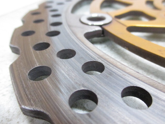 み 4☆ZX-10R用フロントディスクローター1205 純正.300φ.検）ZX-6R