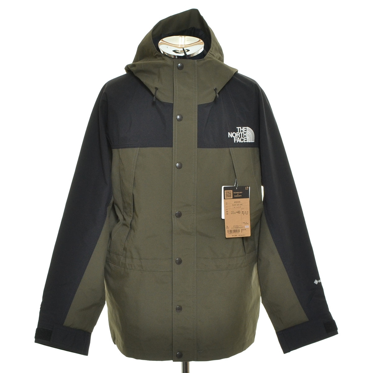 ●530543 未使用品 THE NORTH FACE ノースフェイス ●マウンテンライトジャケット NP62236 サイズS メンズ ニュートープ グリーン