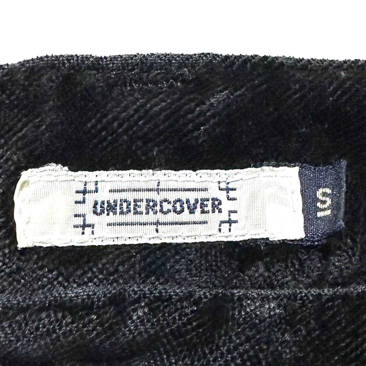 UNDERCOVER アンダーカバー 2002AW 魔女期 ベロア ダメージ加工 クラッシュ クラスト デニムパンツ scab but beautiful T期 02aw archive_画像5