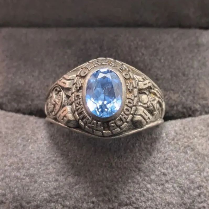 LGB社 スターリングシルバー 925 1983年 カレッジリング 14號(hào) 7g スクールリング アクセサリー ヴィンテージ メンズ 指輪 リング 良品